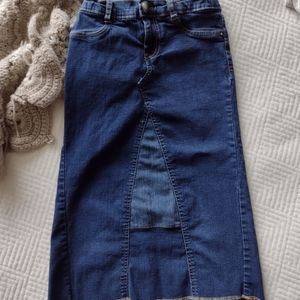Girls jean skirt